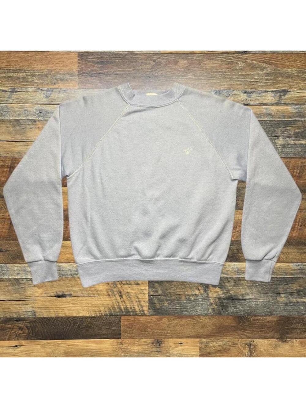 Vintage 80s Wrangler Women’s Blue Sweatshirt Pullover Size Large